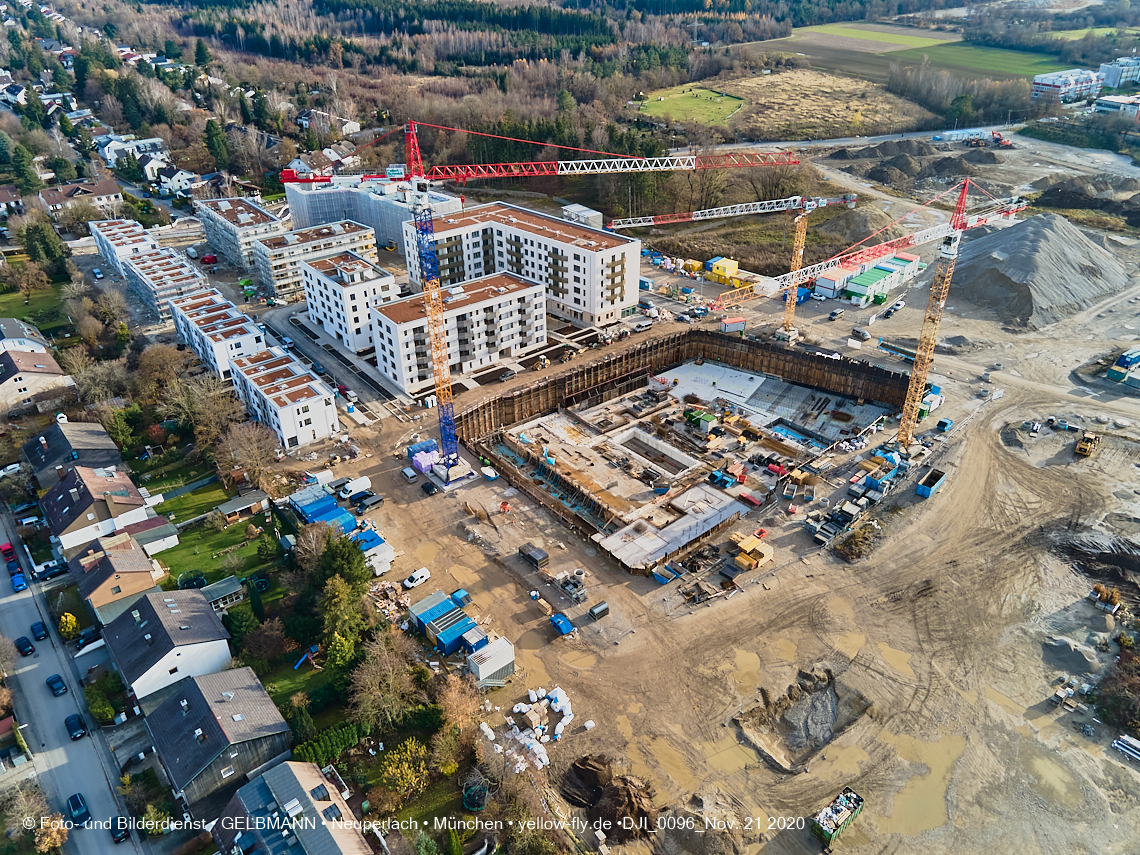 21.11.2020 - Piederstrorfer Gelände und Alexisquartier in Neuperlach in München